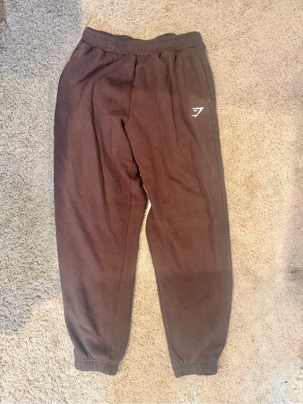 Gymshark Brown Elastic Waist Sweatpants